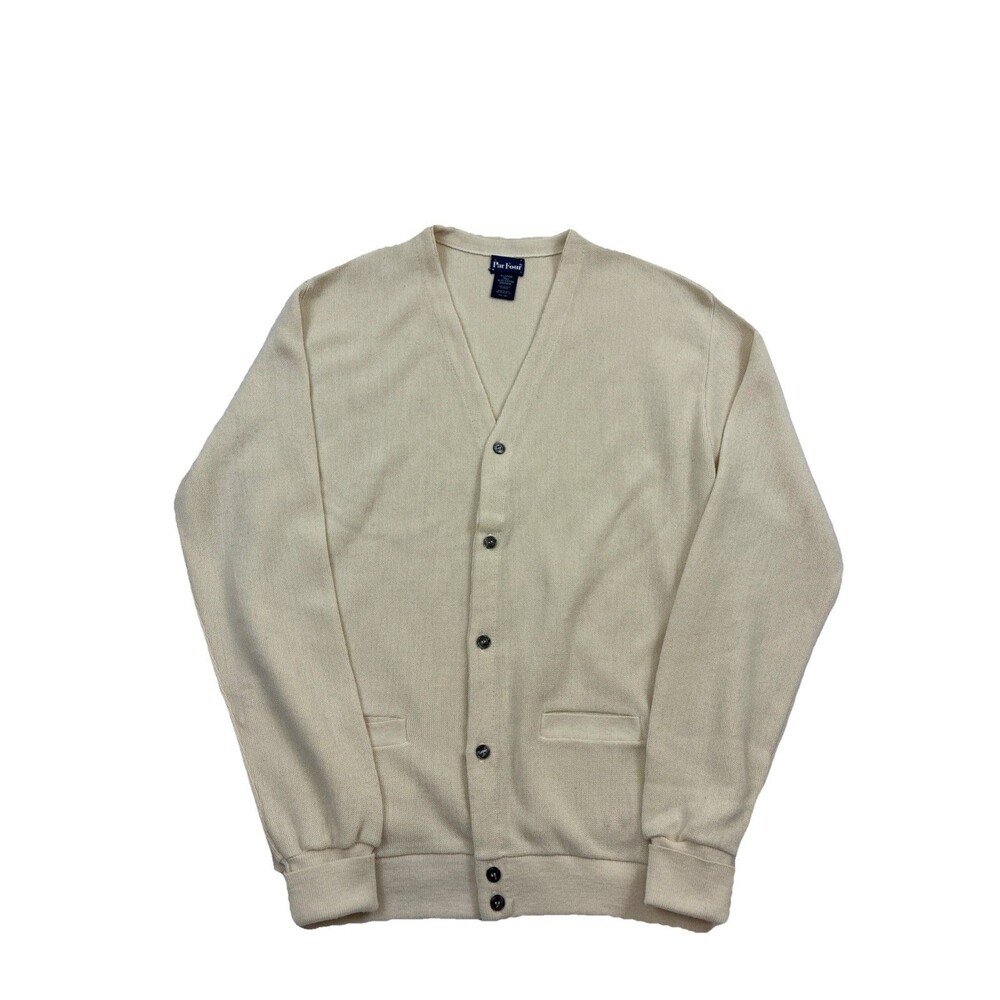 VTG Par Four Men’s XLT Button Down Acrylic Cardigan MADE USA Grandpa